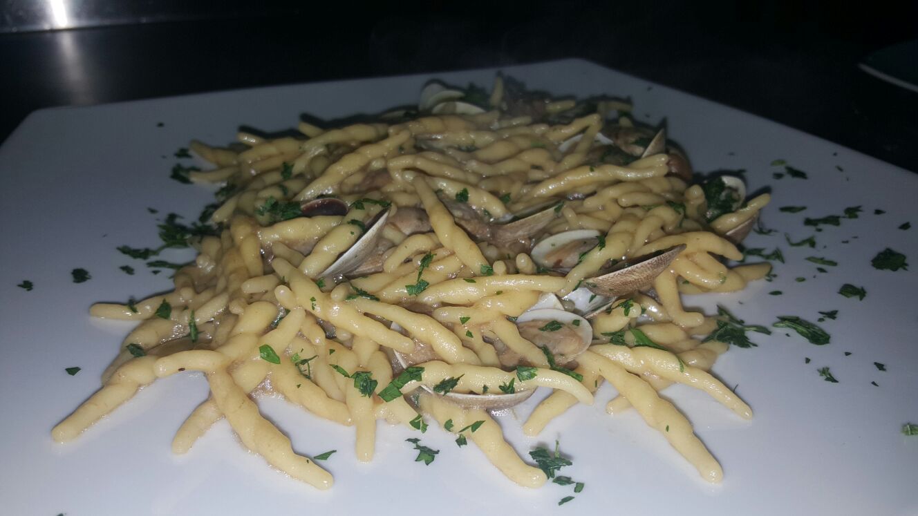 trofie con funghi porcini e vongole