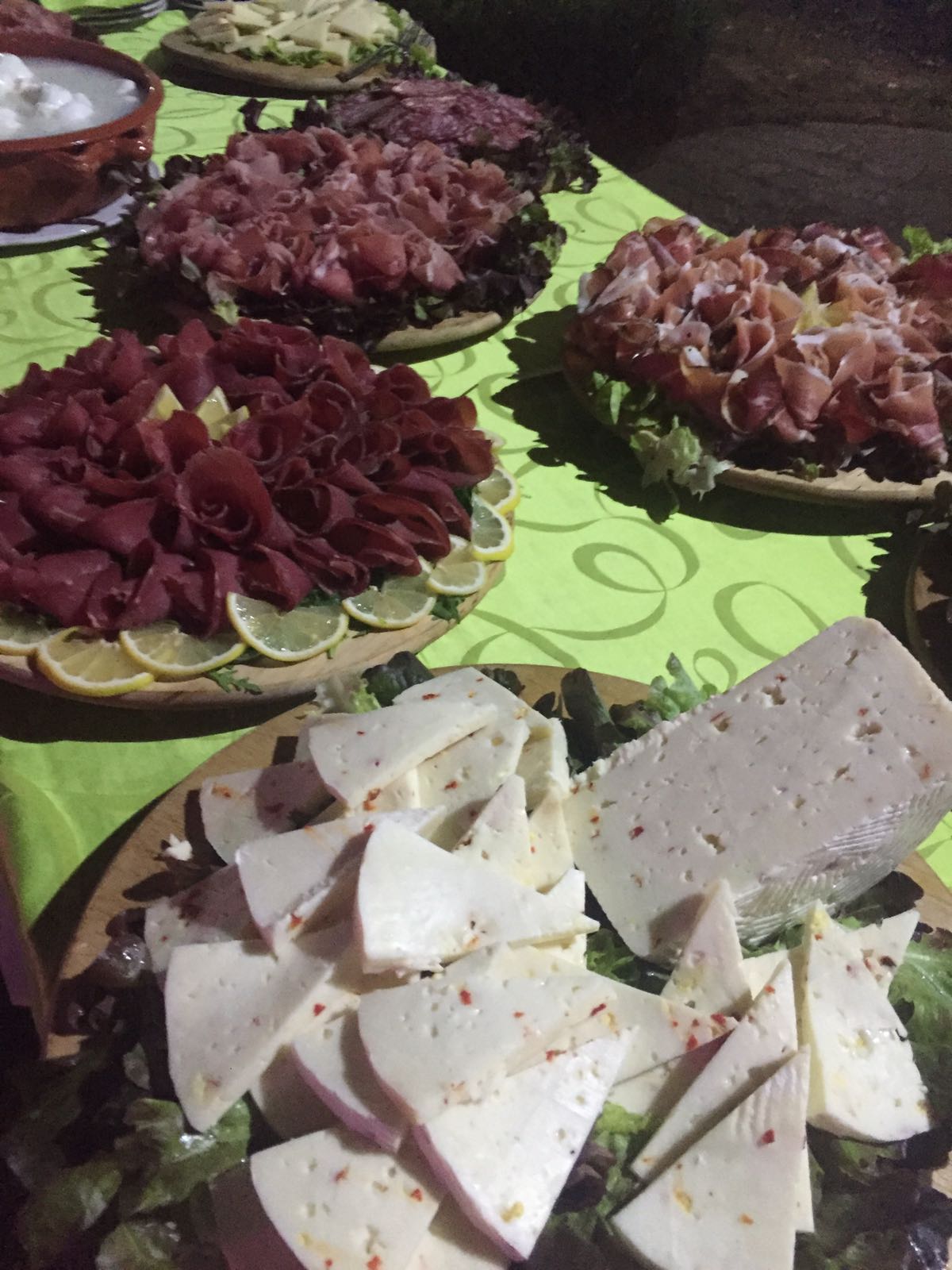 catering buffet antipasti