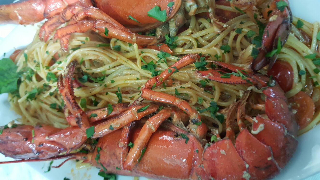 linguine con gamberi rfistorante evergreen