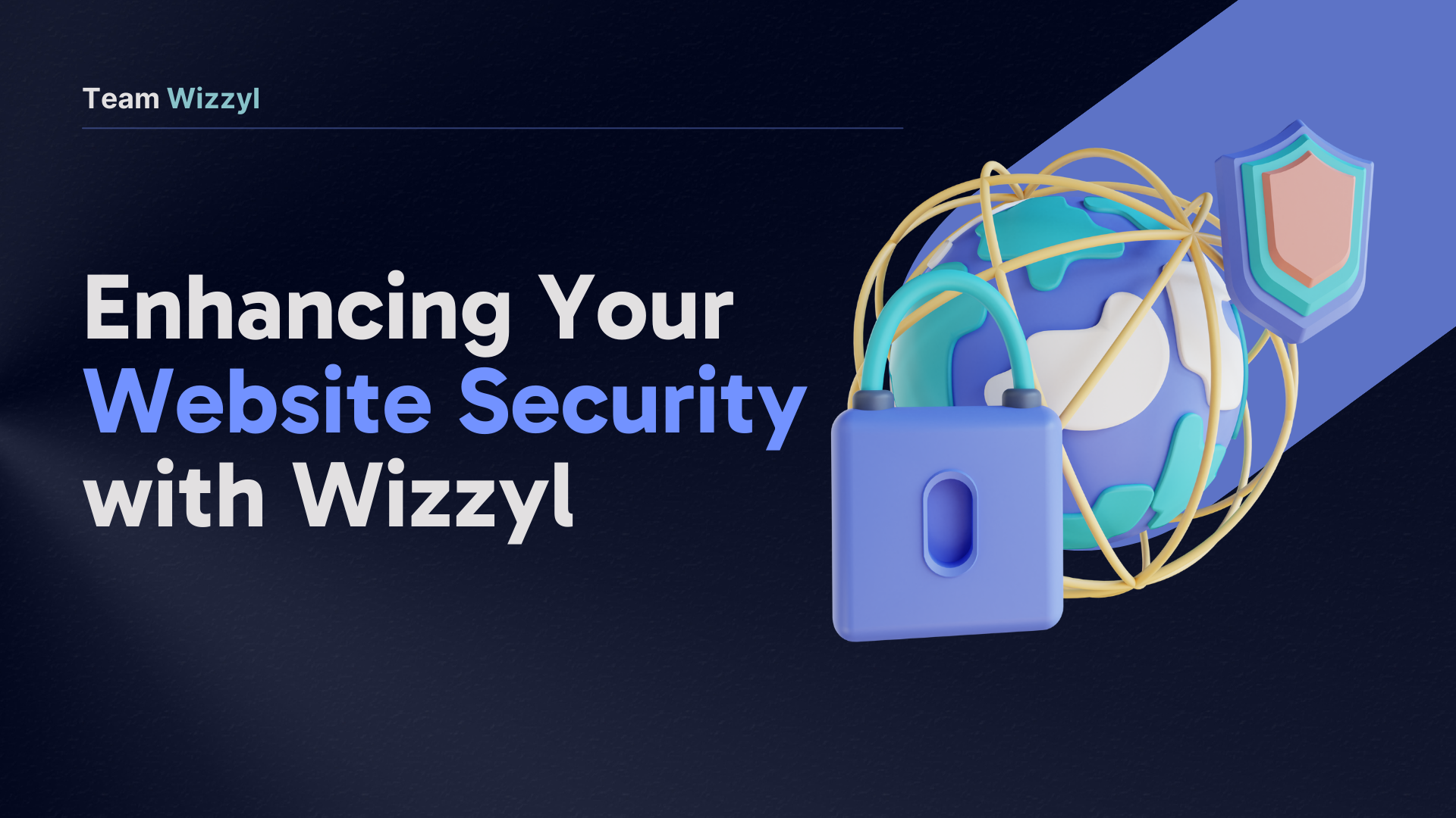 A poster for enhancing your website security with wizzyl.