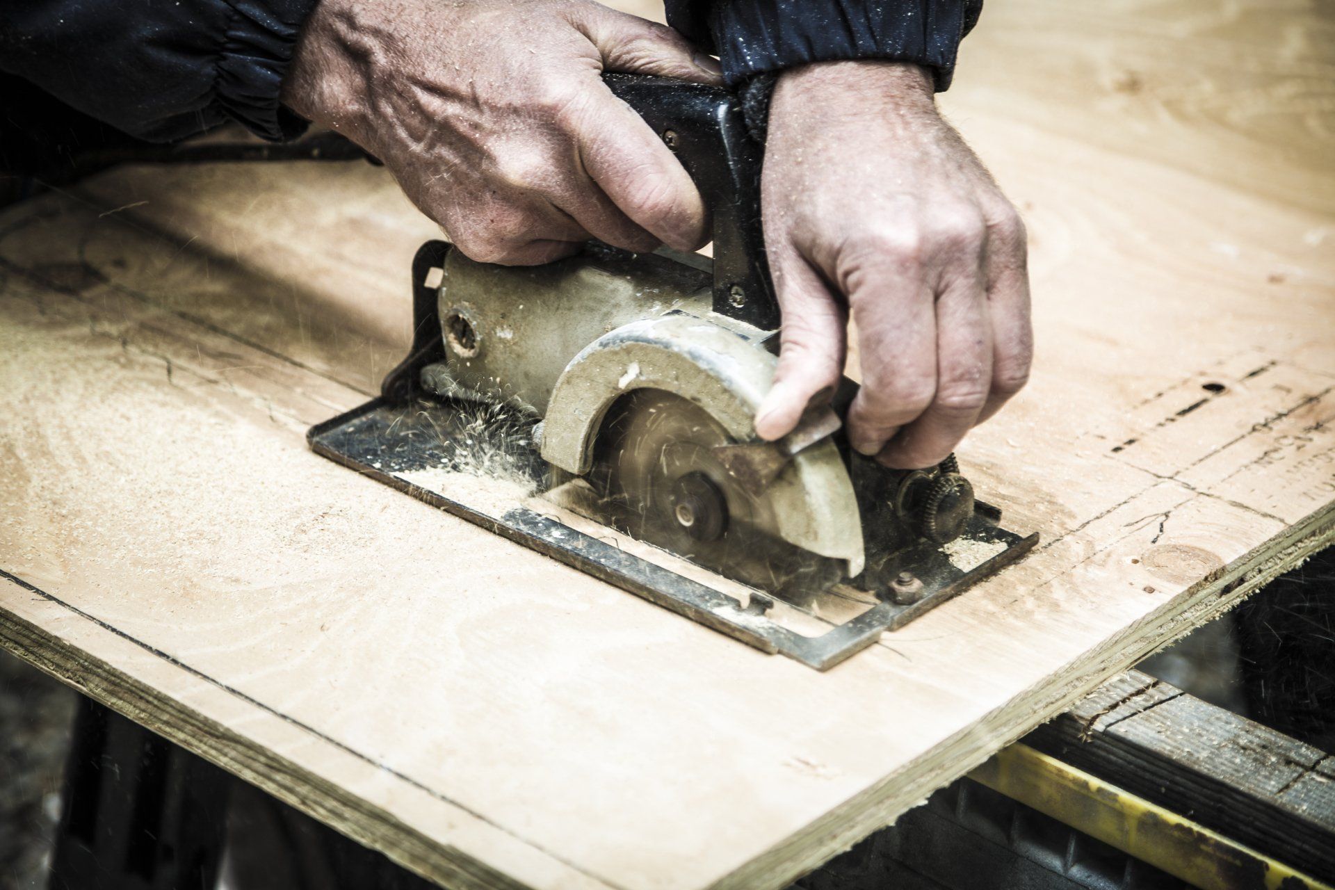 Planing a piece of wood