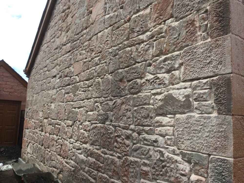 sandstone wall