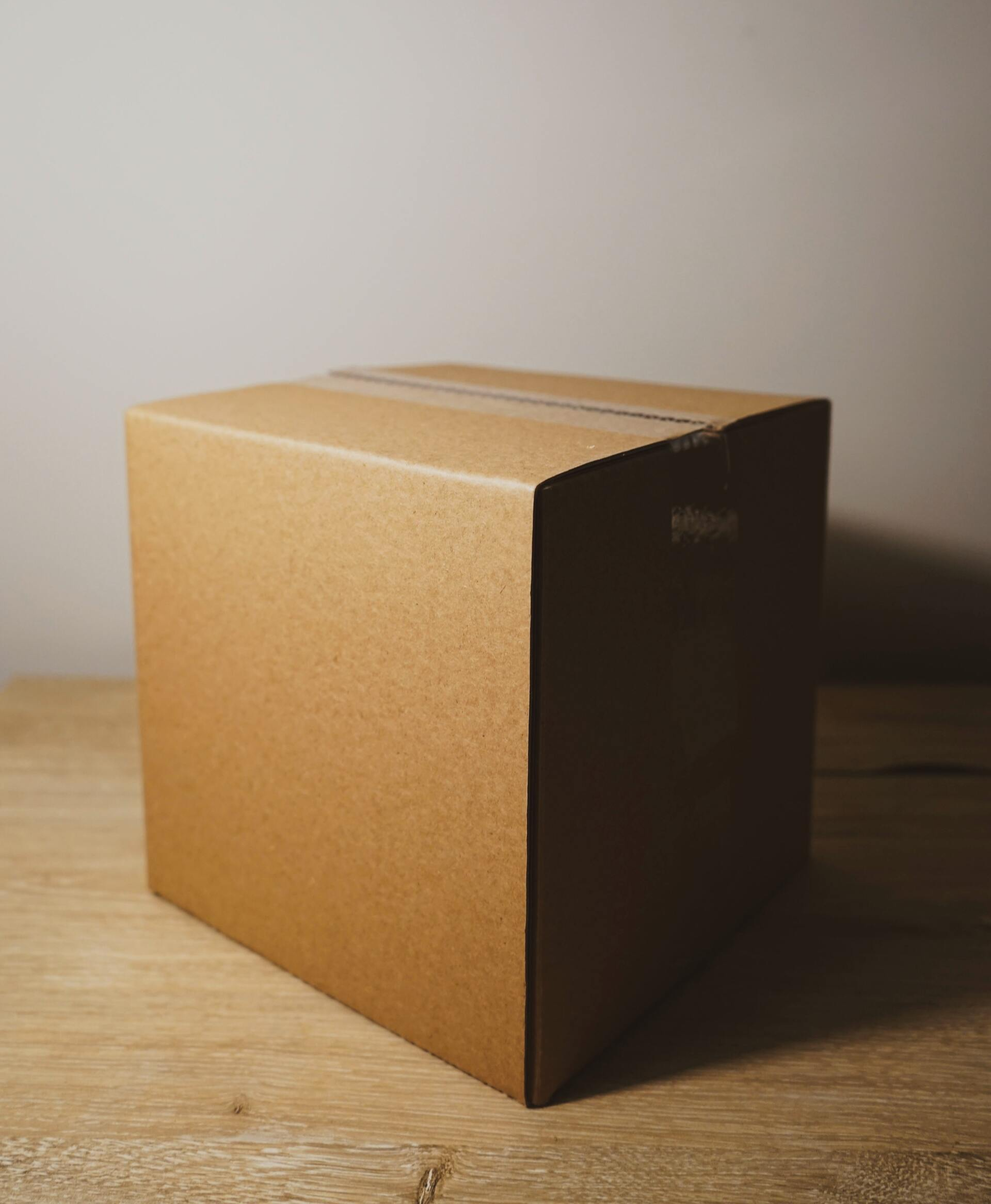 stock cardboard box