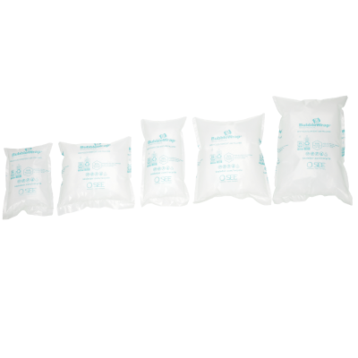 Different Sized Recycled Air Pillows