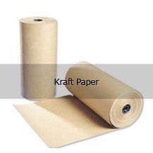 Two rolls of kraft paper are sitting next to each other on a white surface.
