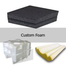 A picture of different types of custom foam