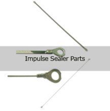 A picture of impulse sealer parts on a white background.