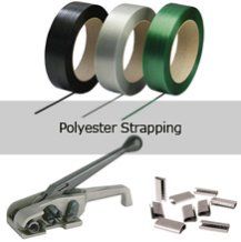 There are many different types of polyester strapping.
