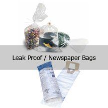 A picture of leak proof / newspaper bags.