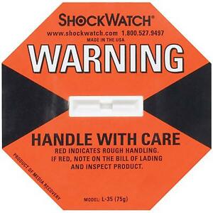 ShockWatch Warning Labels