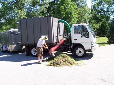 leaf vacuum dump bed