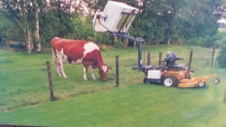 walker mower high dump