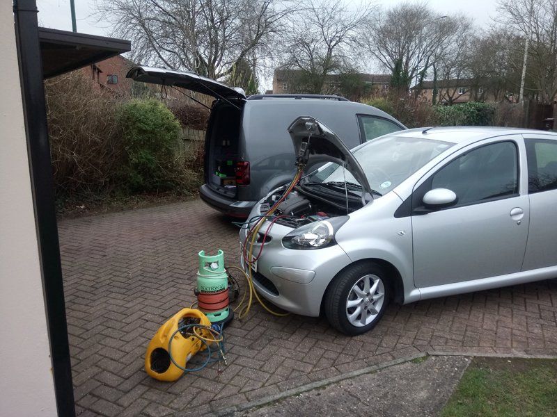 Car AC service example 1