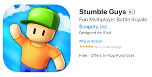 A screenshot of a game called stumble guys