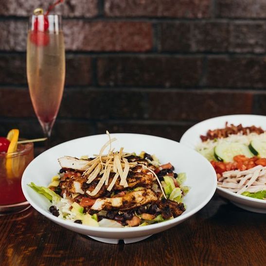 Enjoy a delicious salad at Dukes on the Blvd in Jefferson City, MO