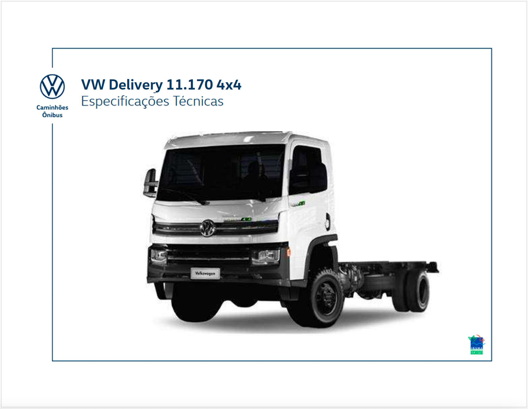 Un camión volkswagen blanco con el número 9.170.