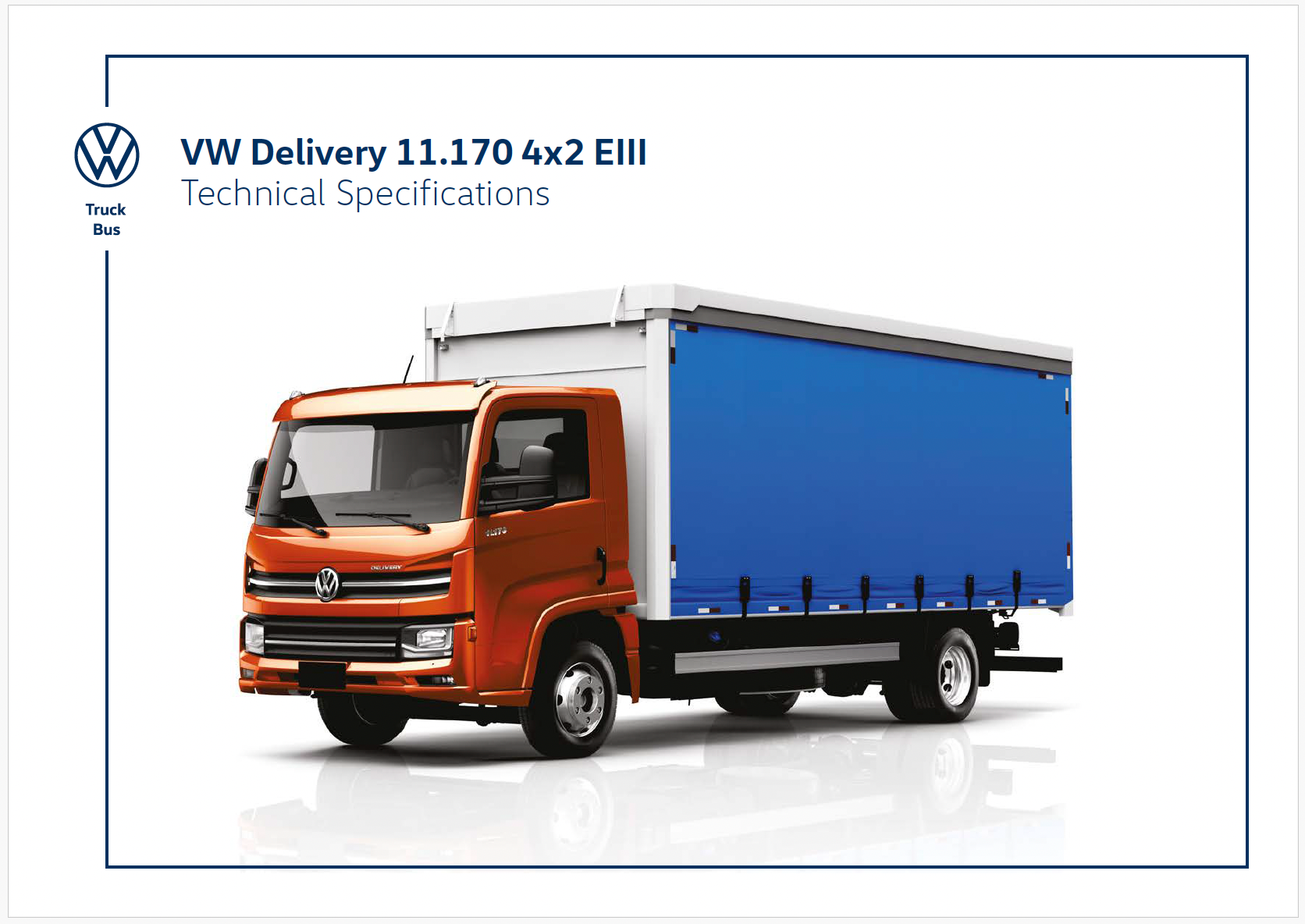 Un camión volkswagen blanco con el número 9.170.