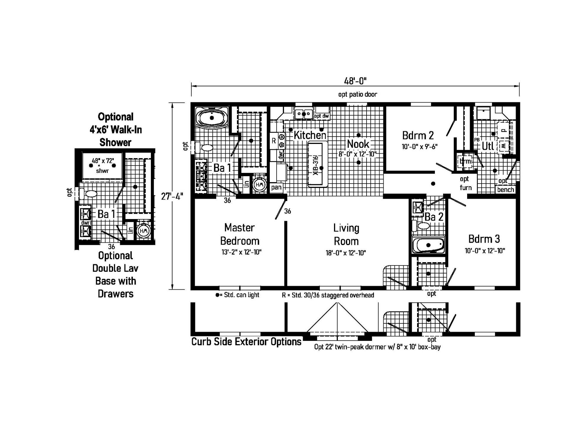 A black and white floor plan of a house.