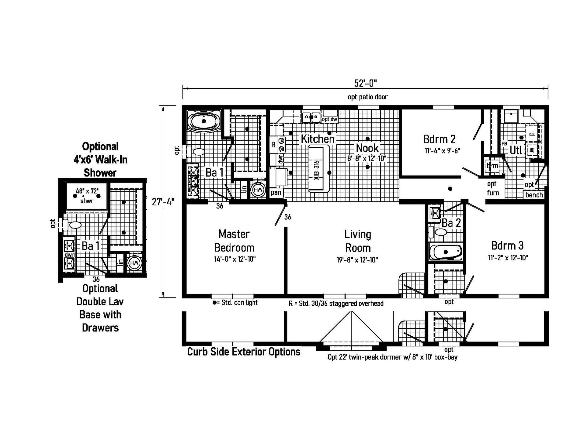 A black and white floor plan of a house.