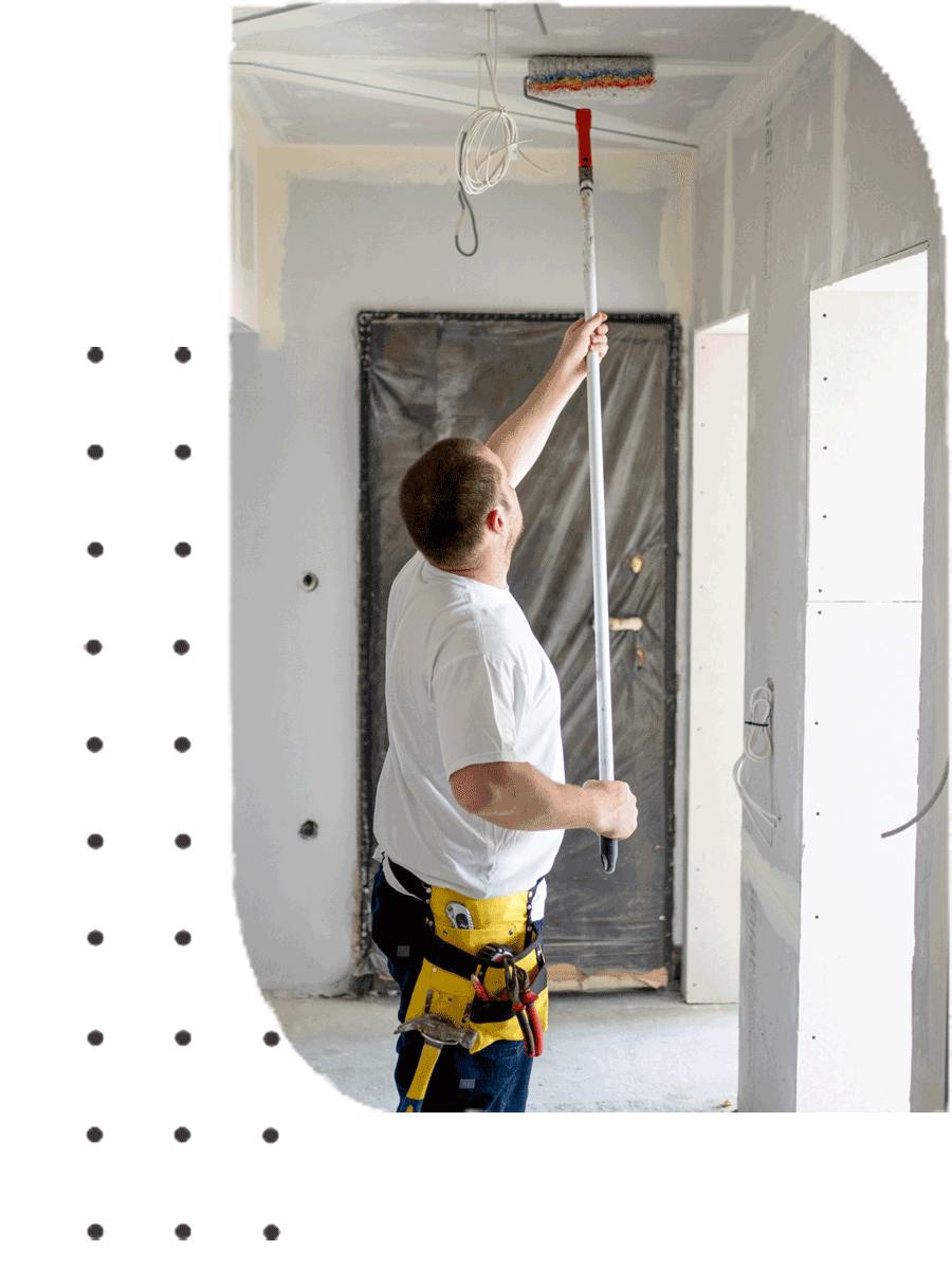 A man painting a ceiling | Sydney, NSW | Polypaint