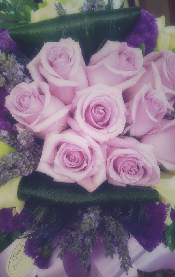 bouquet di rose rosa