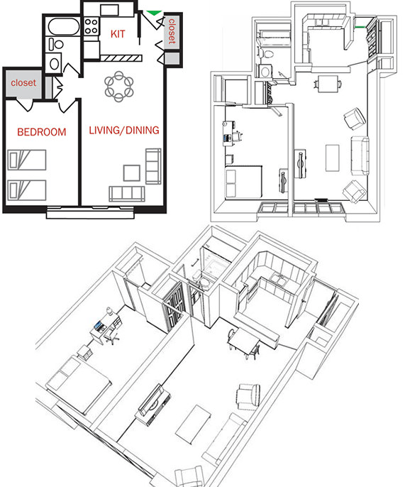 River Terrace Floorplans