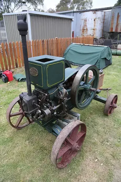 Old steam equipment at Lake Goldsmith Steam Rally