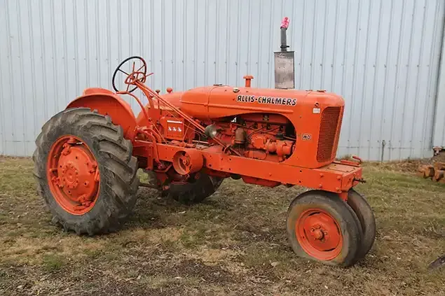 Antique tractor at Lake Goldsmith Steam Rally