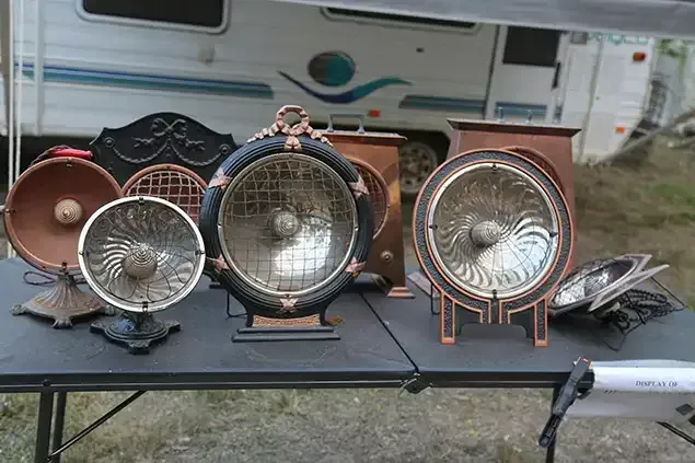 Antique parts for sale at Lake Goldsmith Steam Rally