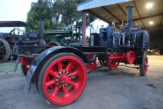 Antique machinery at Lake Goldsmith Steam Rally