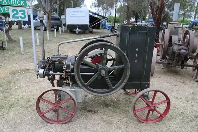 Old steam equipment at Lake Goldsmith Steam Rally