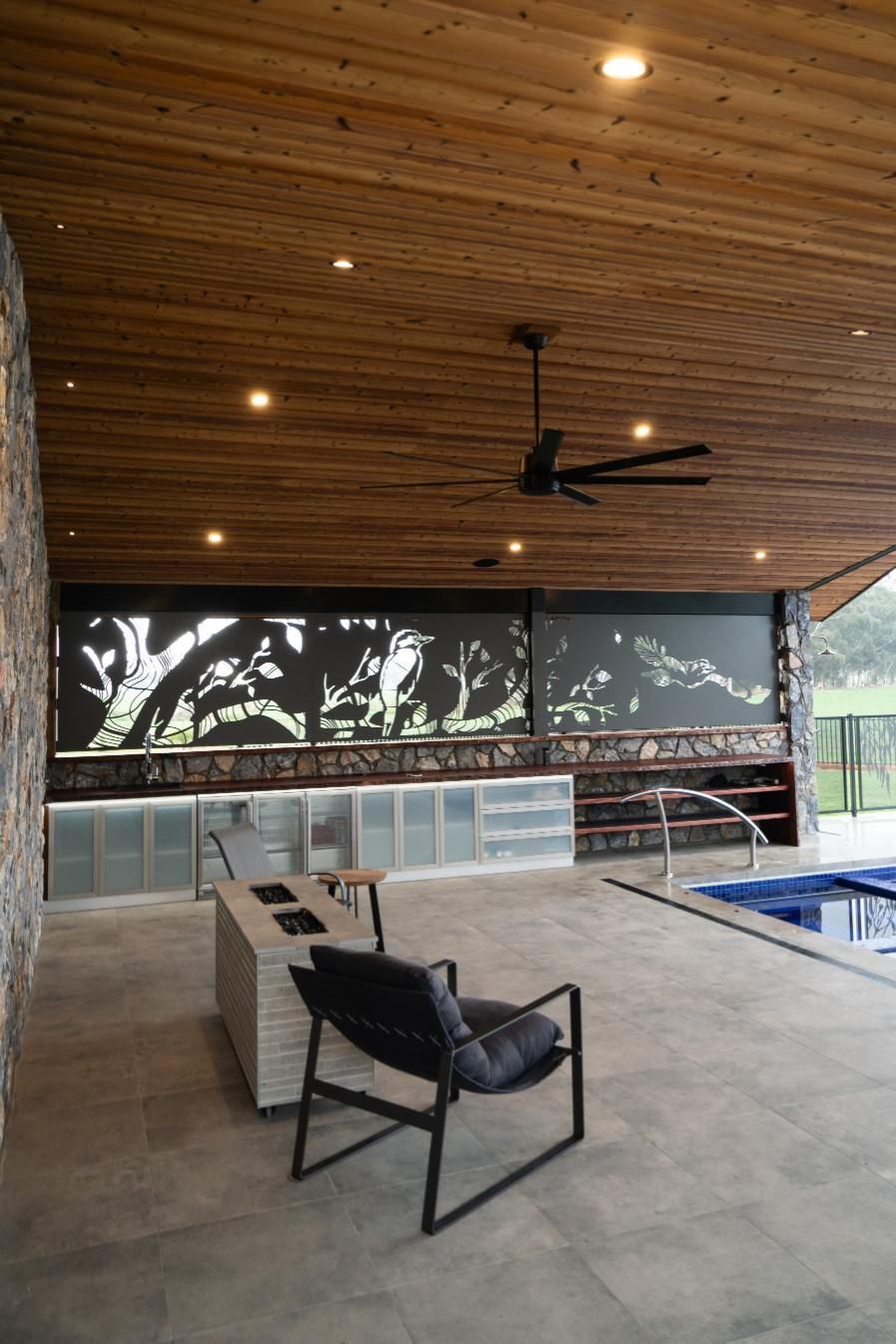 Laser Cut Art Tree On Metal Panel — TMF Engineering In Benalla, VIC
