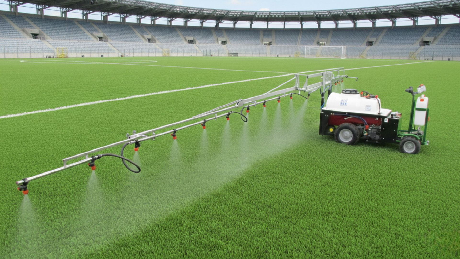 irrorazione campi calcio erba ECOSTORM Sprayer BCM tech Cuneo