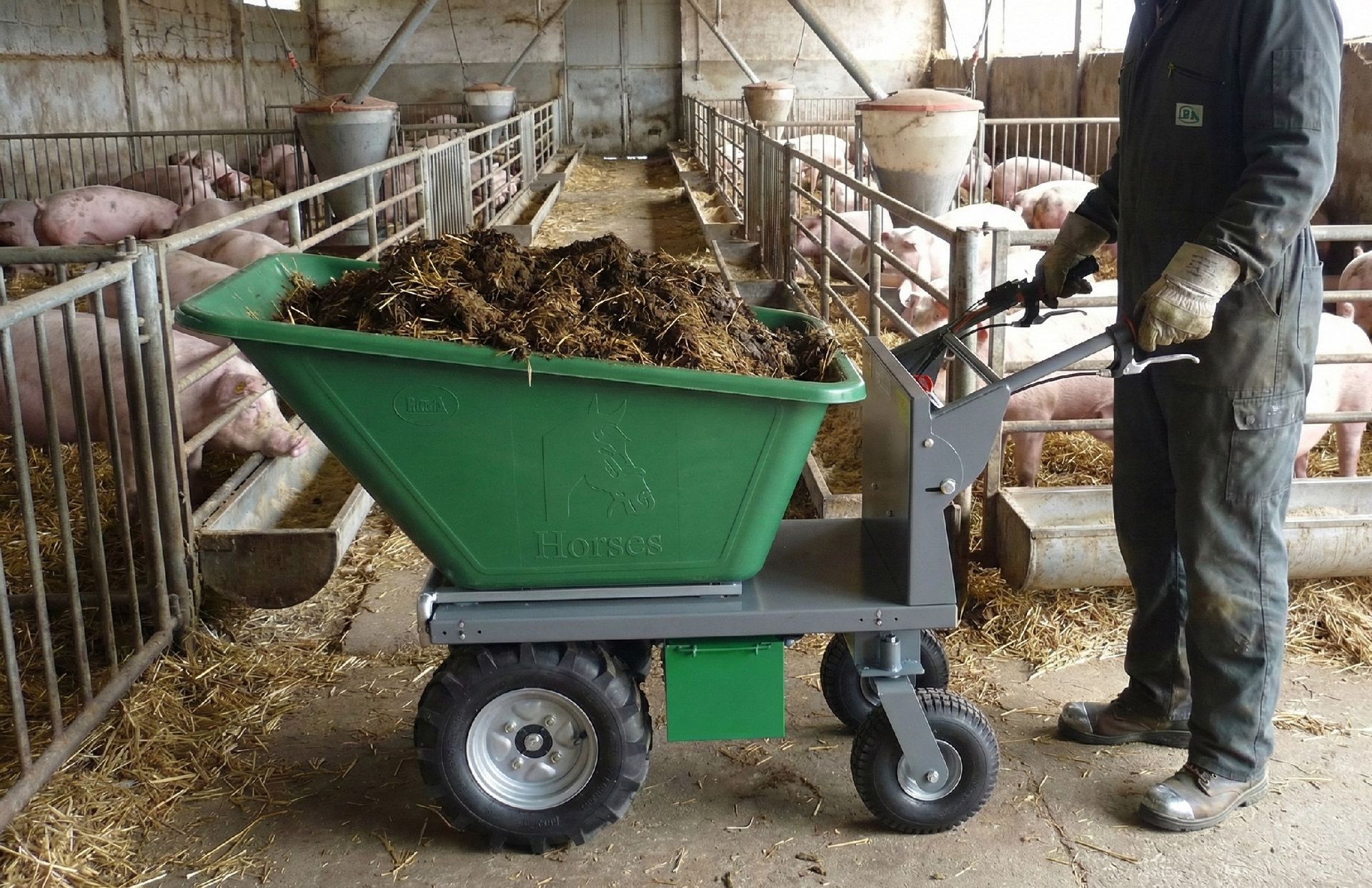 allevamento MT.BIN.01 Motocarriola a trazione elettrica BCM tech Cuneo