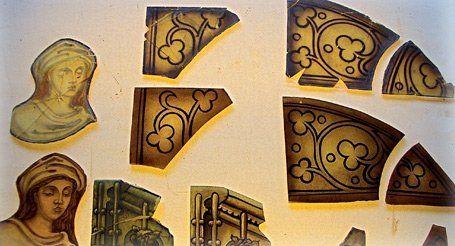restored pieces of window 