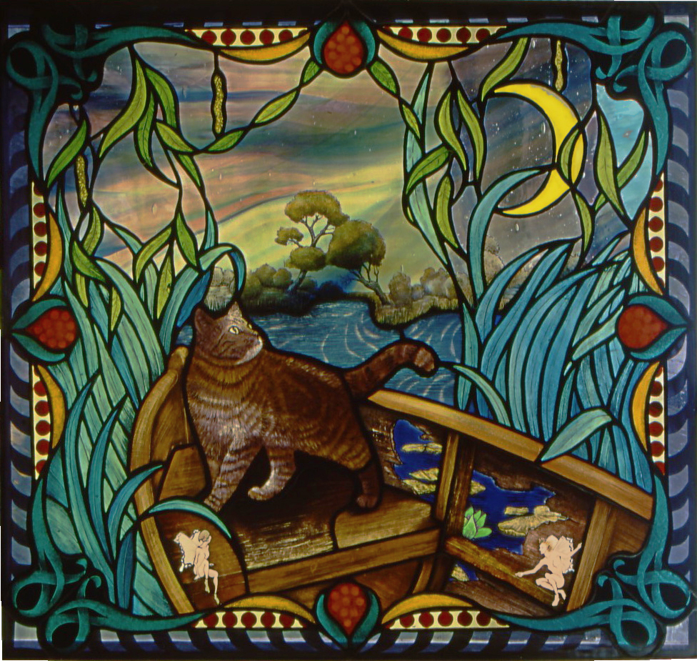 hand painted glass