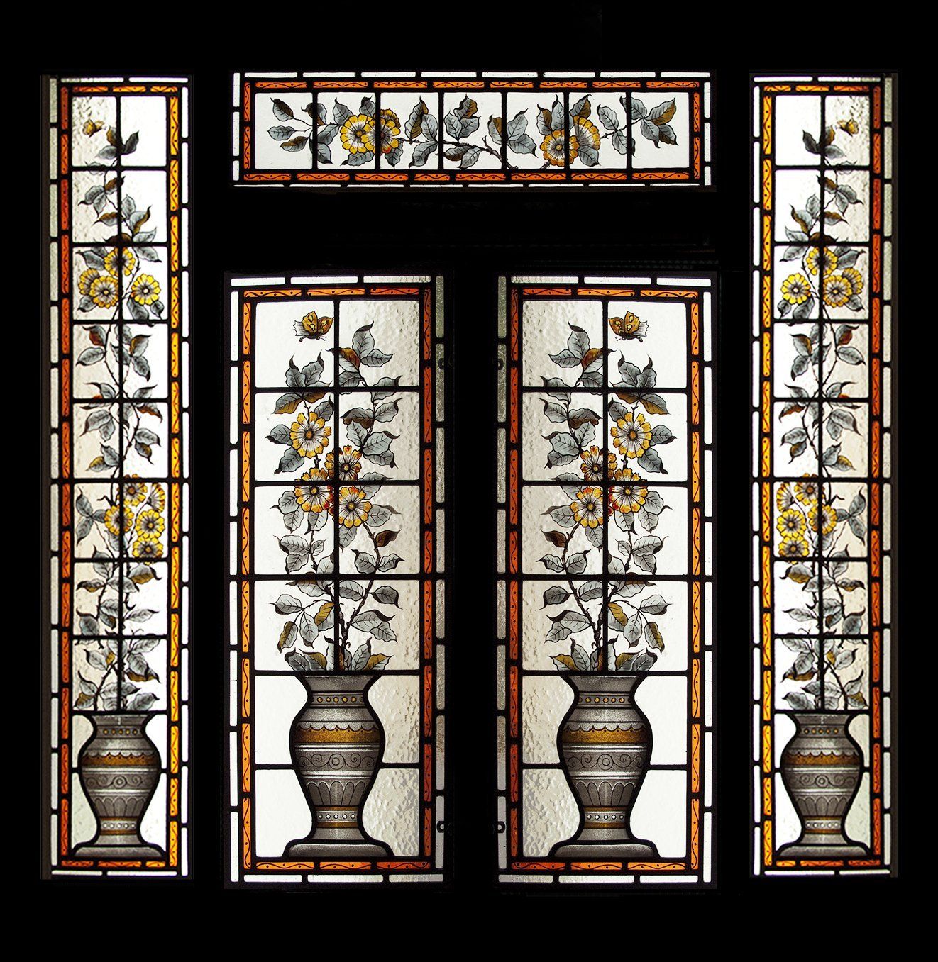 glass painting for a window