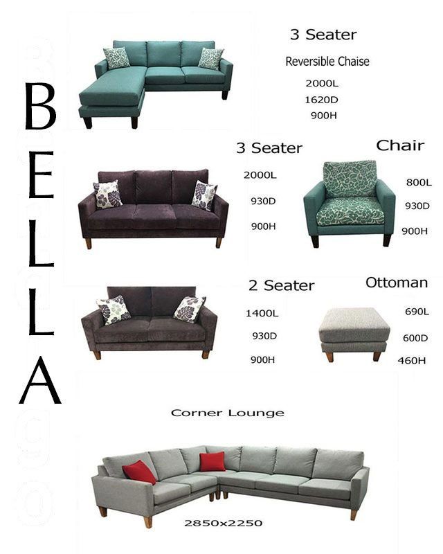 Sofa Bed With Chaise Lounge Brisbane Baci Living Room