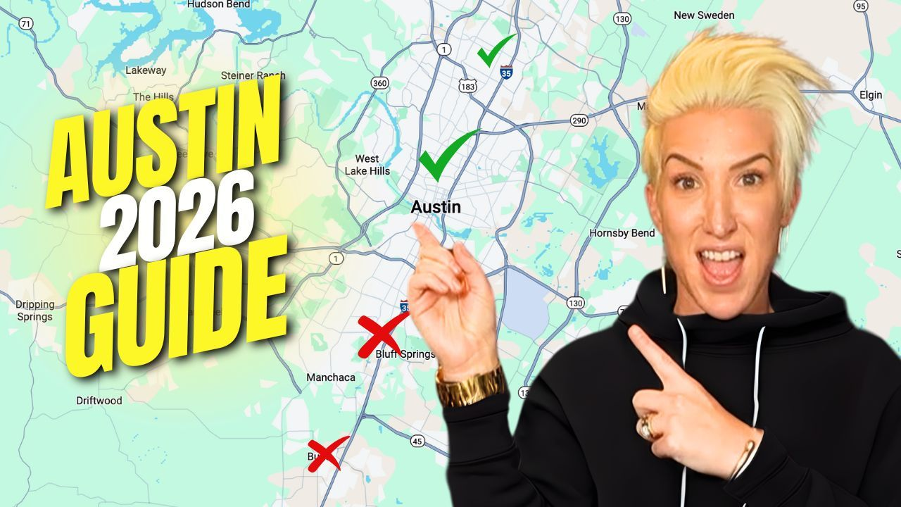 A map video of where to live in Austin, Texas.