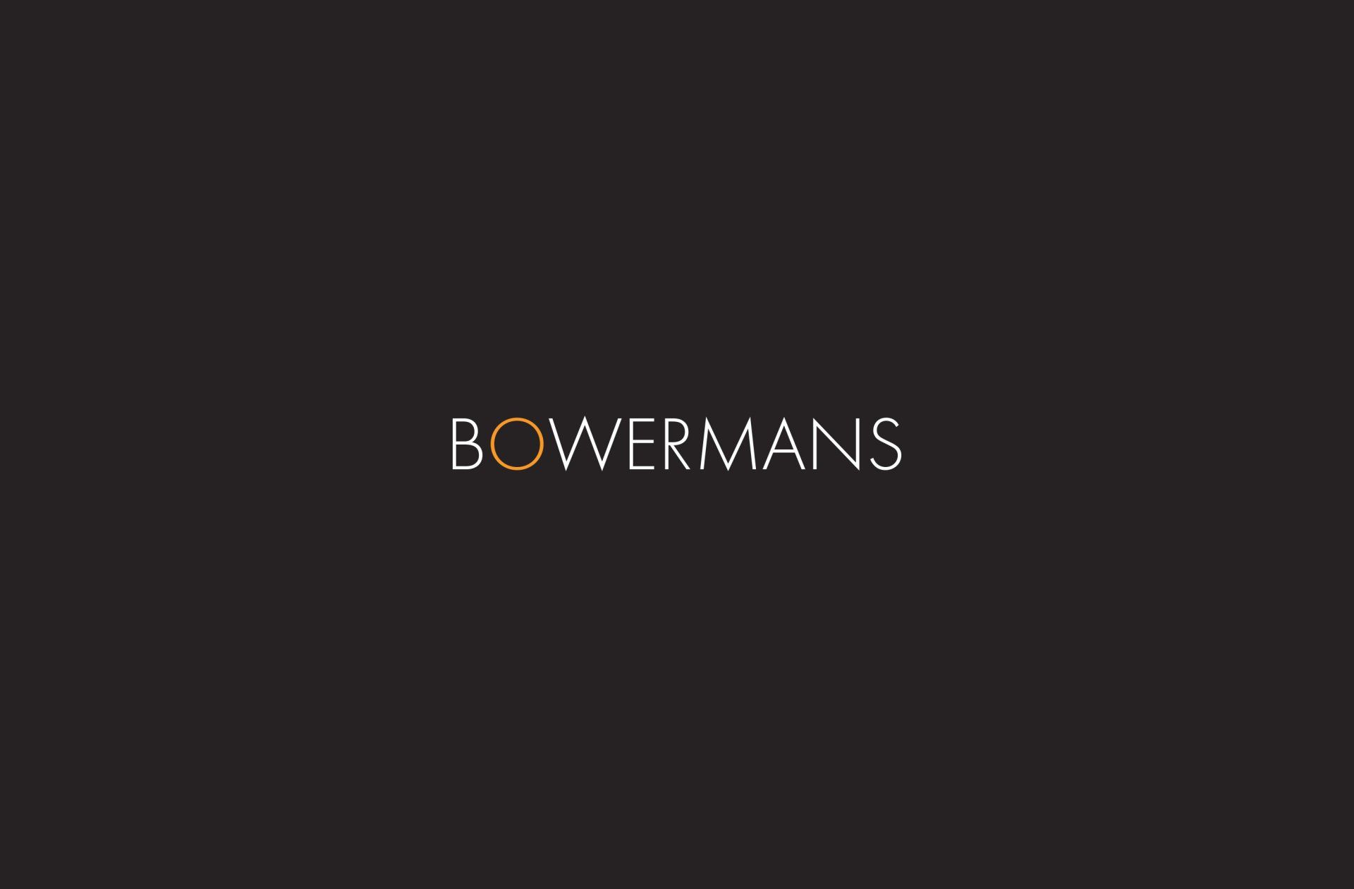 A black background with the word bowermans on it