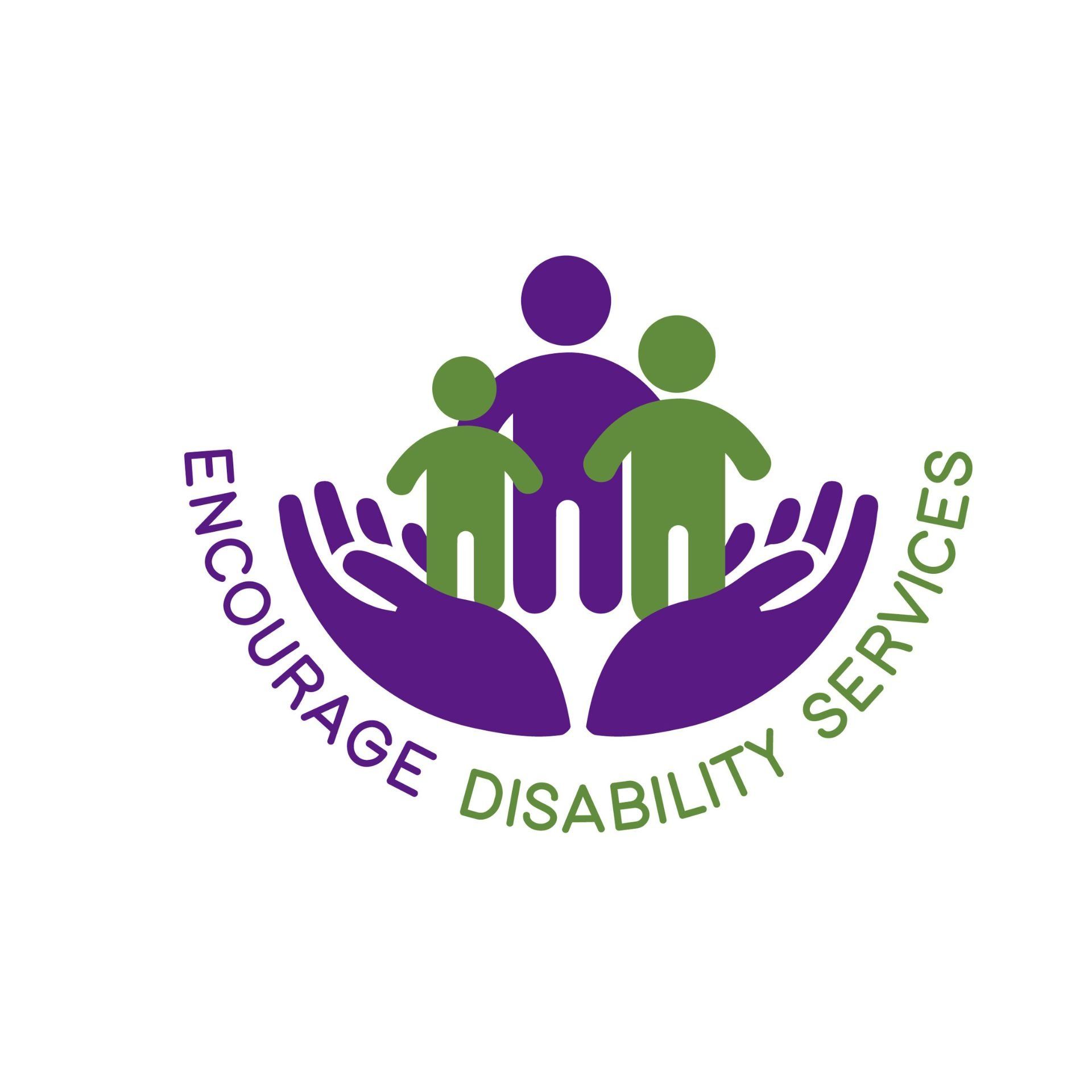 A logo that says encourage disability services