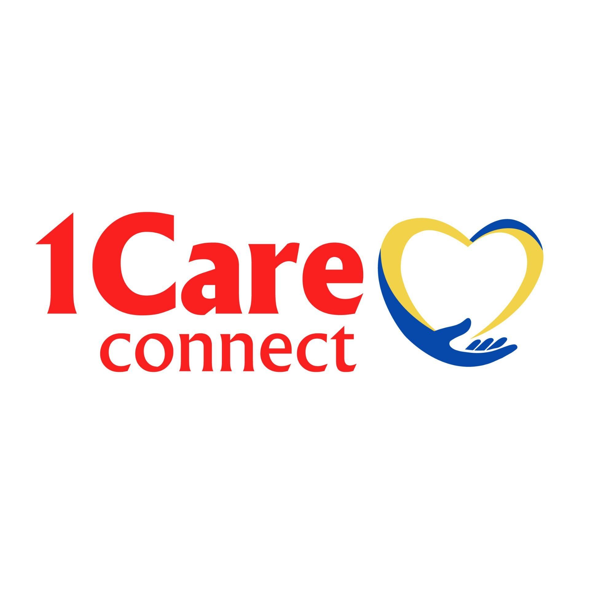 A logo for a company called 1care connect
