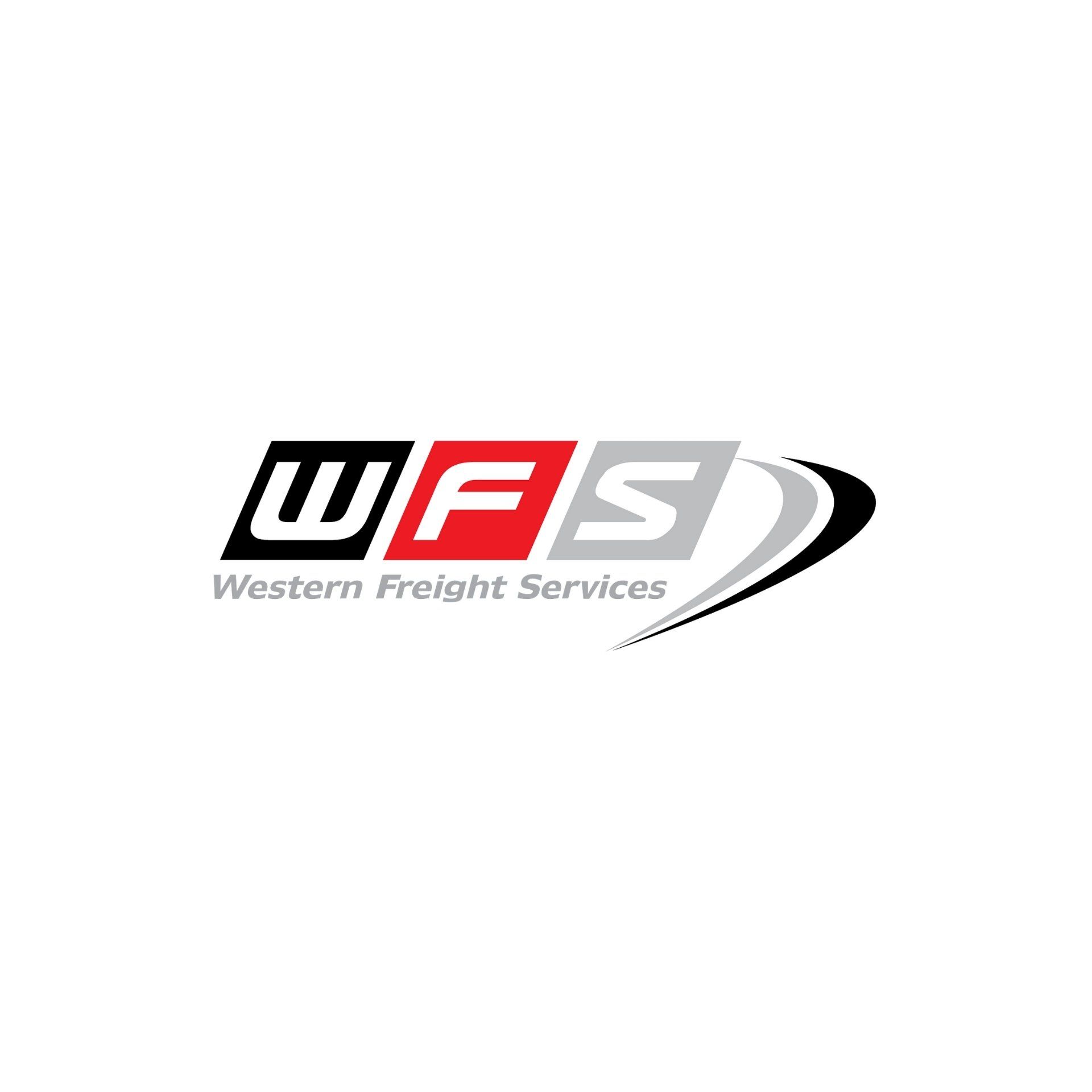 A logo for western freight services is shown on a white background.