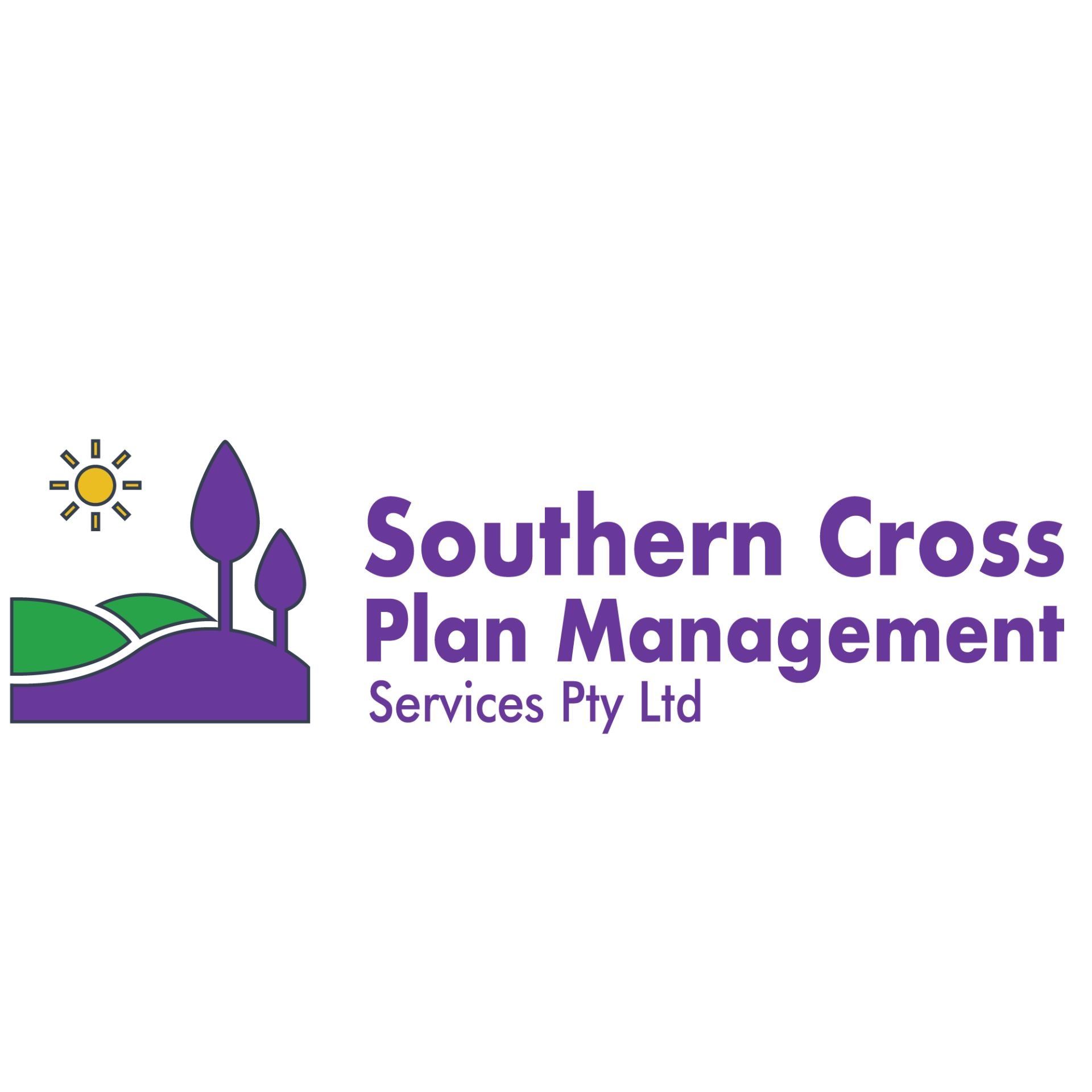 The logo for southern cross plan management services pty ltd