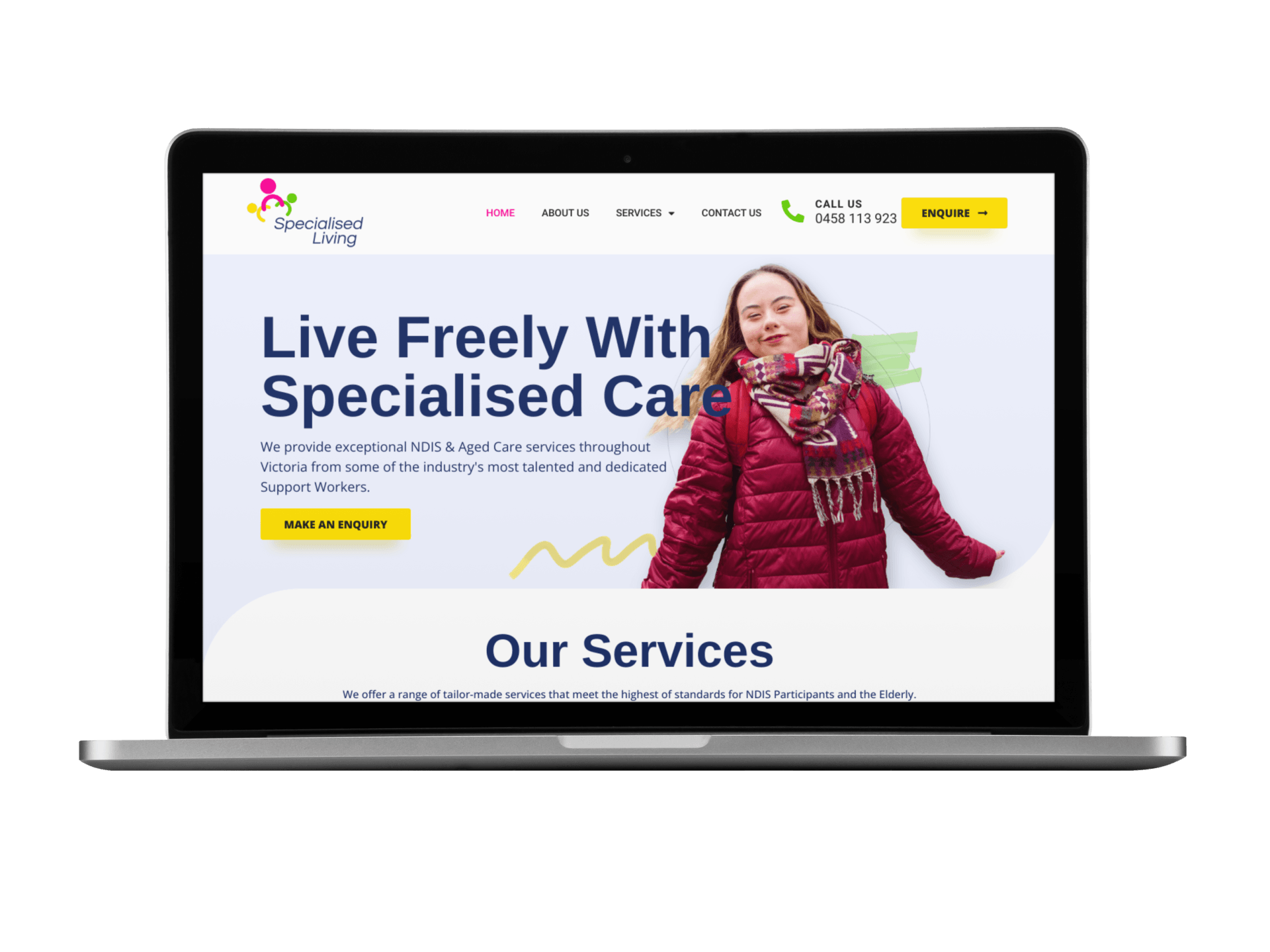 Web Design for NDIS Service Providers I Web Design Agency Sydney I DSIGNS