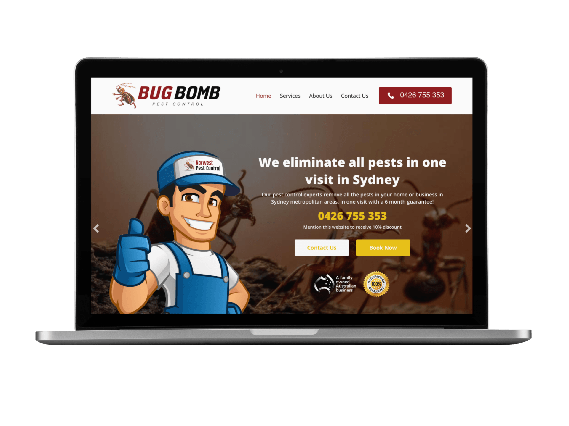 Website for Pest Control