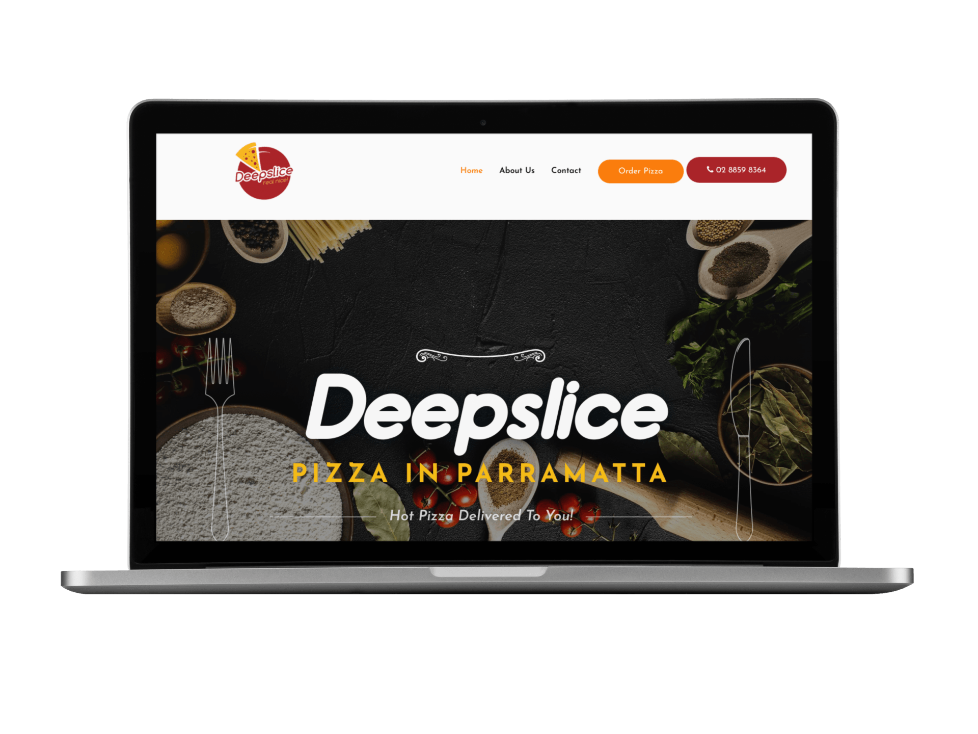 A laptop is open to a page that says deepslice