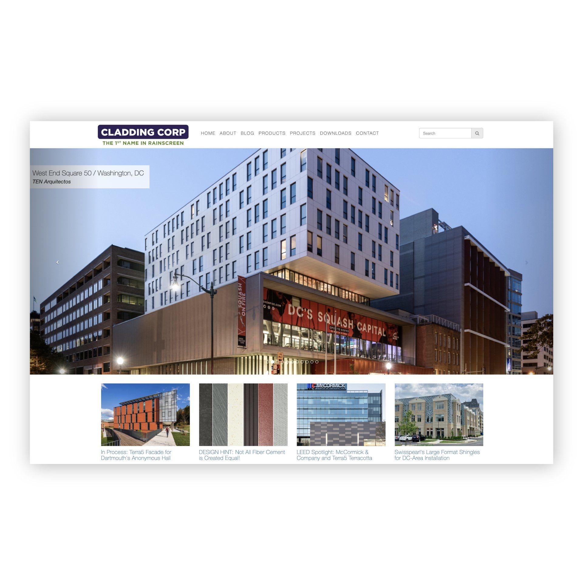 Cladding Corp - Website Design