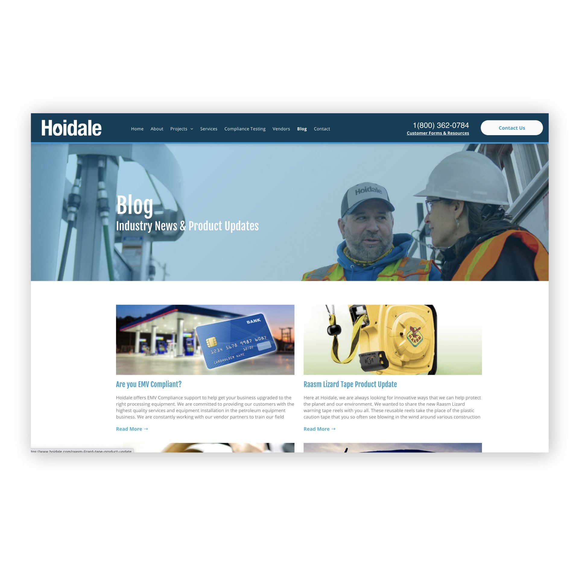 Hoidale - Website Design