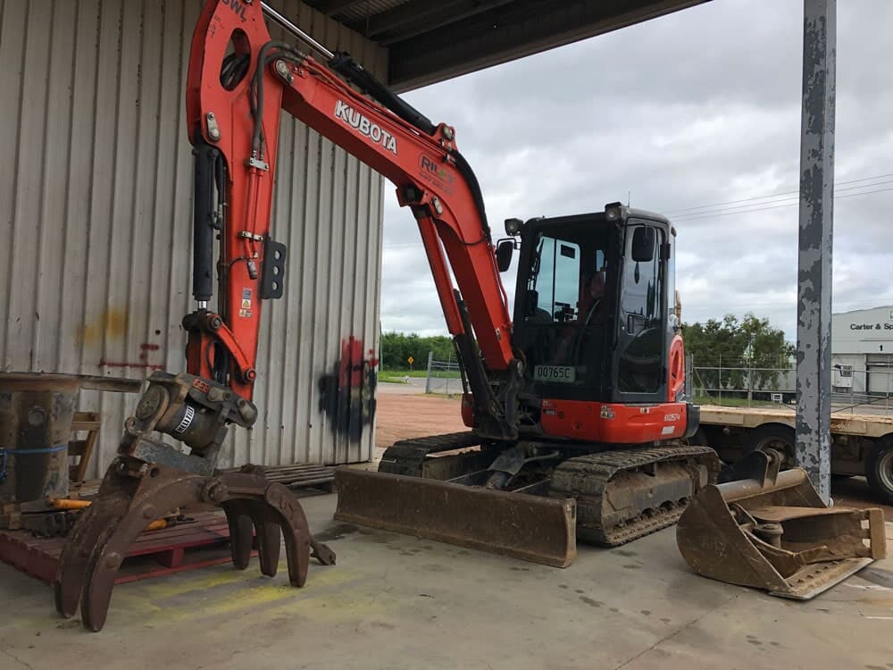 Kubota Heavy Machinery Equipment — Riley Earthmoving in Deeragun, QLD